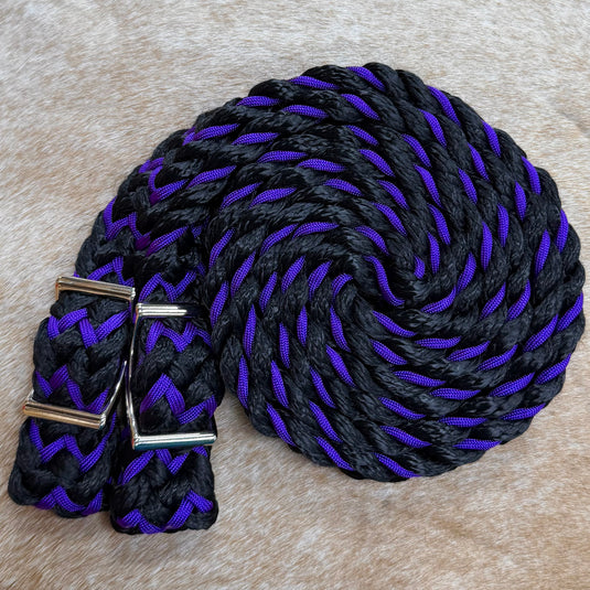 Gale Beebe 9 Plait Flat Braided Barrel Reins