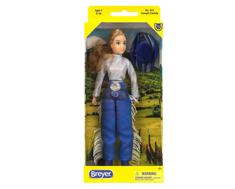 Load image into Gallery viewer, Breyer Cowgirl Cassidy - 8" Figure
