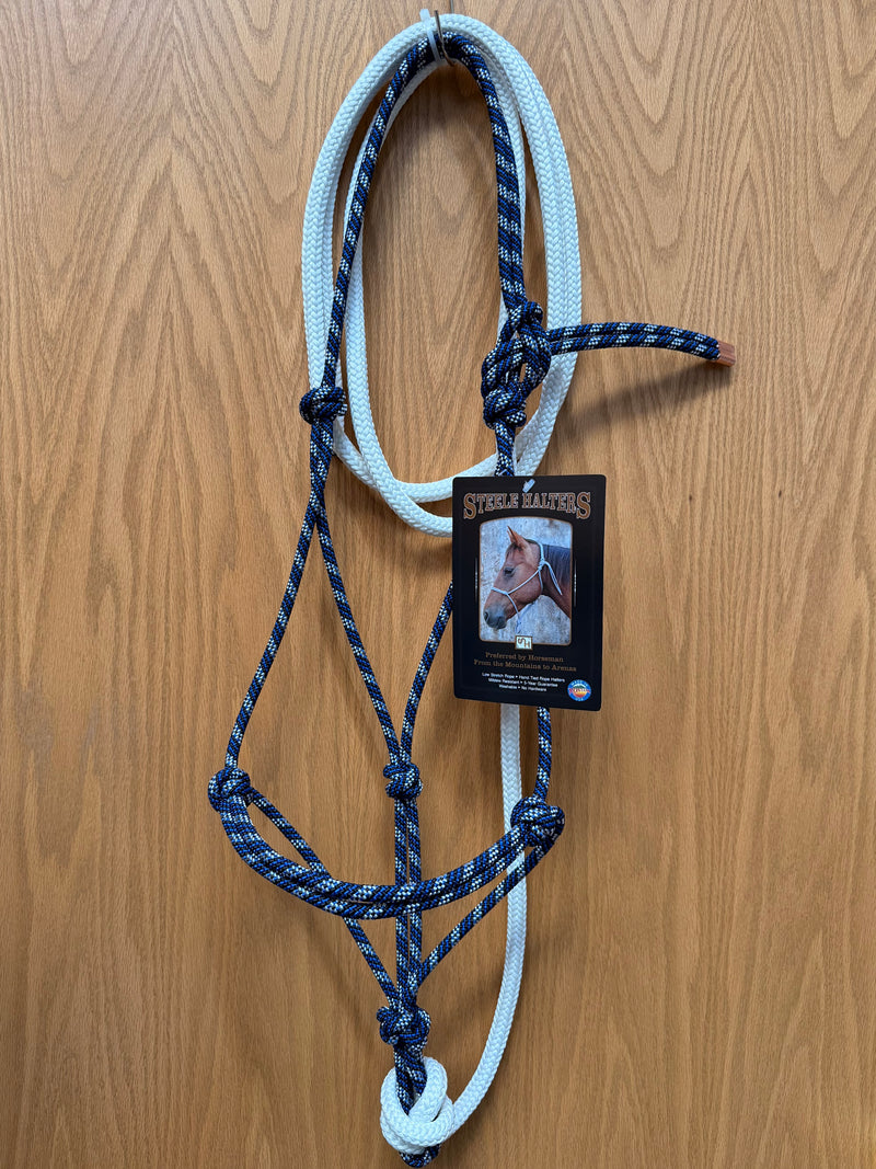 Load image into Gallery viewer, Steele Rope Halter with 10' Lead - Standard Horse
