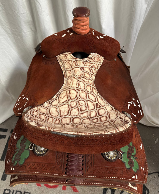 Used Teskey's Saddles Trophy Team Roper 14.5"