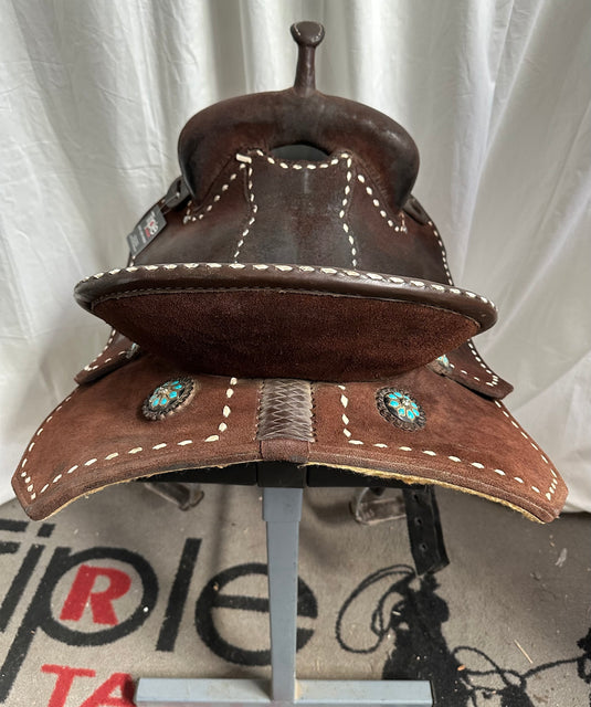 Used Tomahawk Saddlery Barrel Saddle 16"