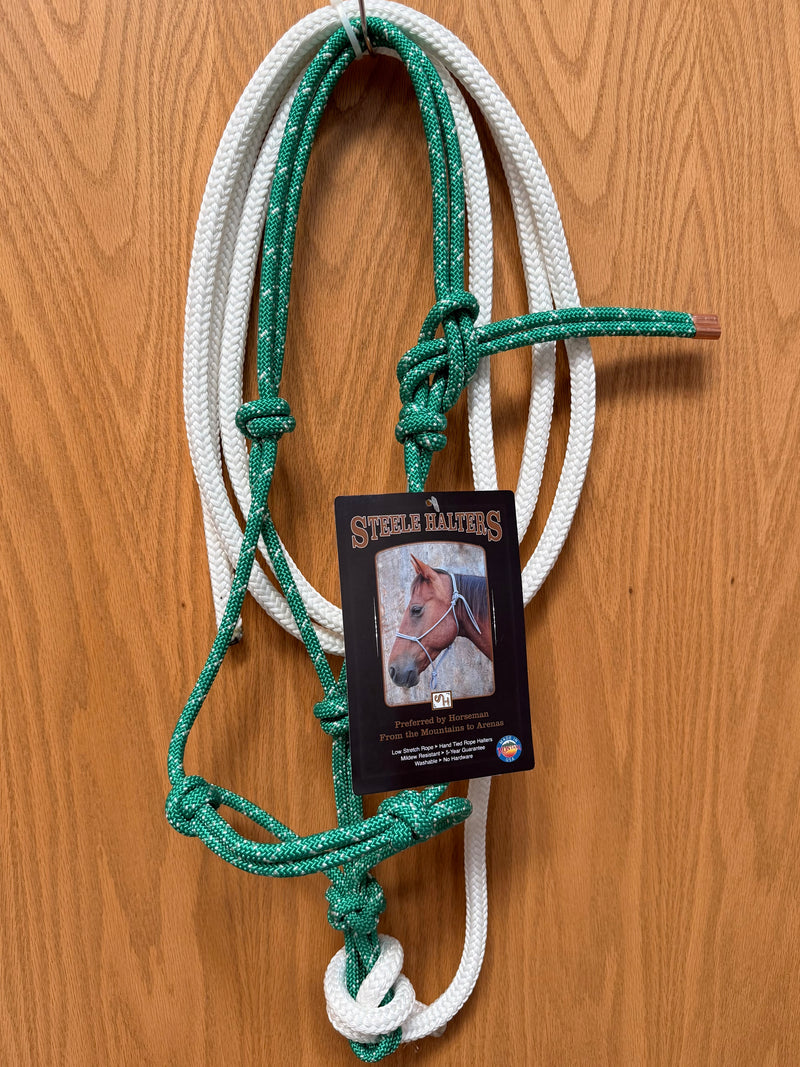 Load image into Gallery viewer, Steele Rope Halter with 10' Lead - Weanling
