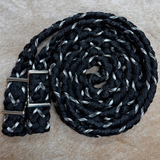 Gale Beebe Round Braided Barrel Reins
