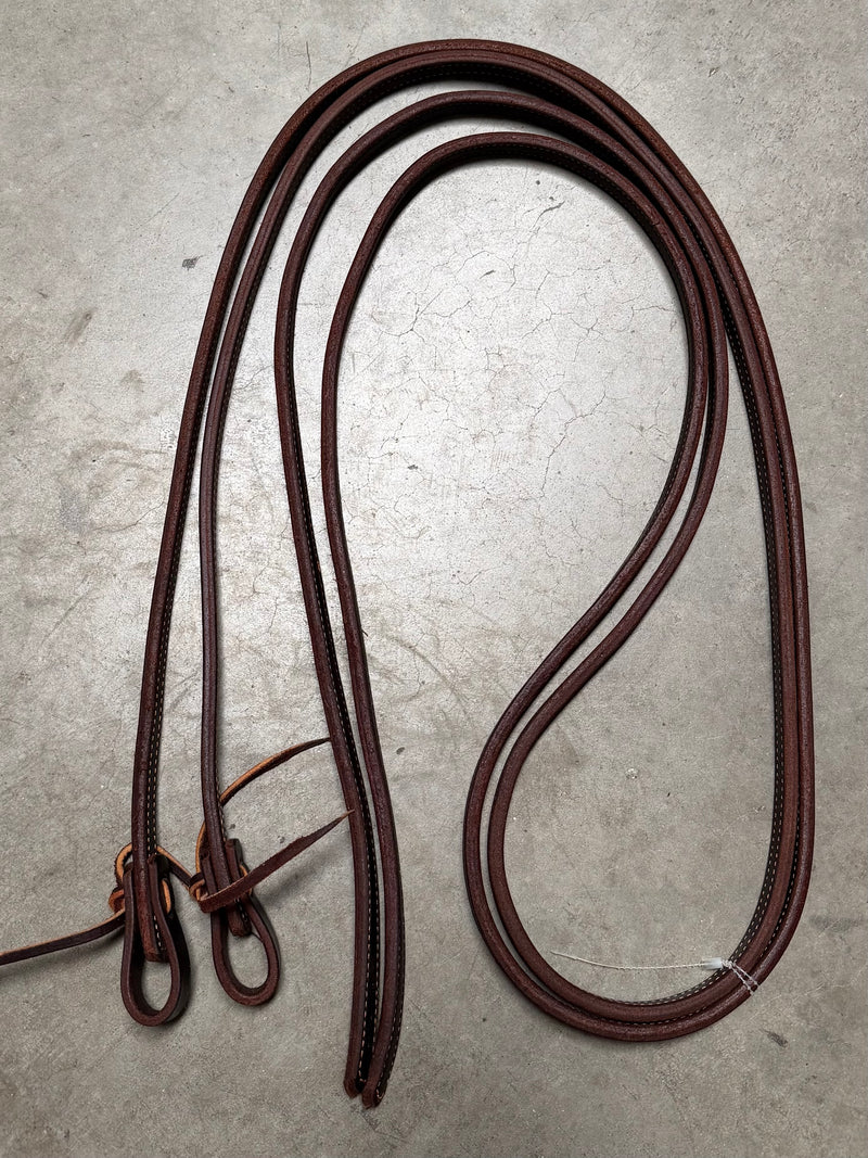 Load image into Gallery viewer, Doubled &amp; Stitched Split Reins 5/8”
