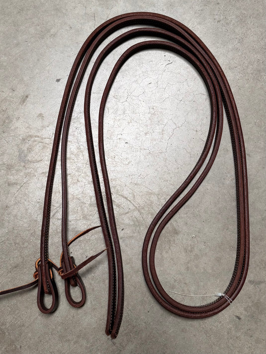 Doubled & Stitched Split Reins 5/8”