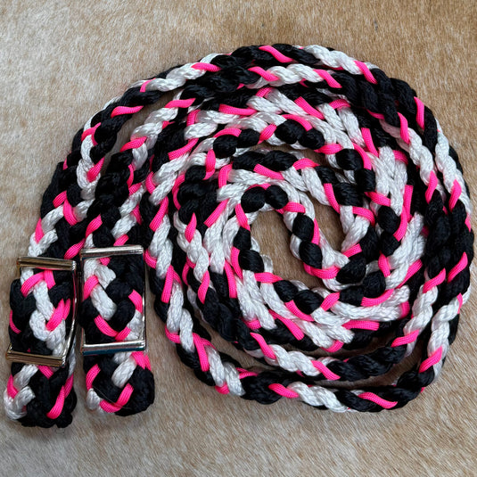 Gale Beebe Round Braided Barrel Reins