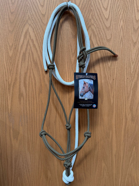 Steele Rope Halter with 10' Lead - Standard Horse