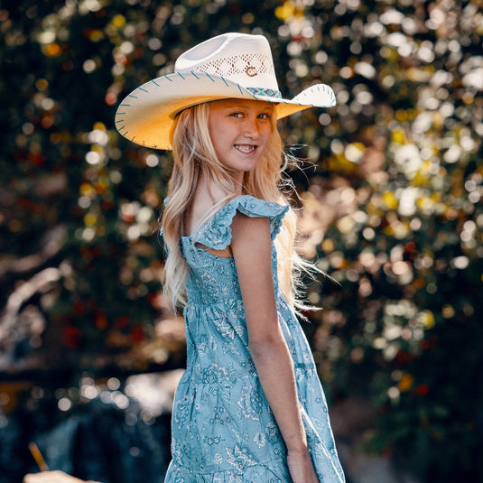 Charlie 1 Horse Apache Jr Youth Straw Hat