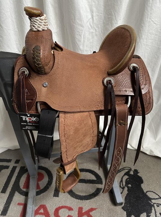 Triple R Kid Modified Association Rancher Saddle 12
