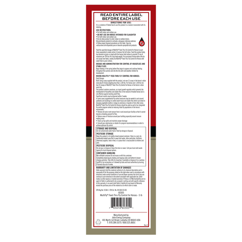 Load image into Gallery viewer, Formula 707 MultiFly Feed-Thru Fly Control - Pellets
