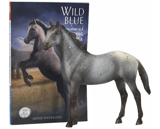 Breyer Wild Blue Horse & Book Set