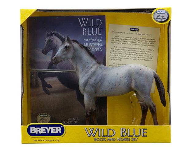 Load image into Gallery viewer, Breyer Wild Blue Horse &amp; Book Set
