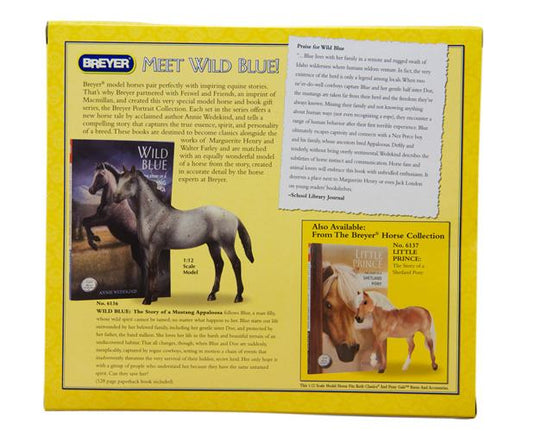 Breyer Wild Blue Horse & Book Set