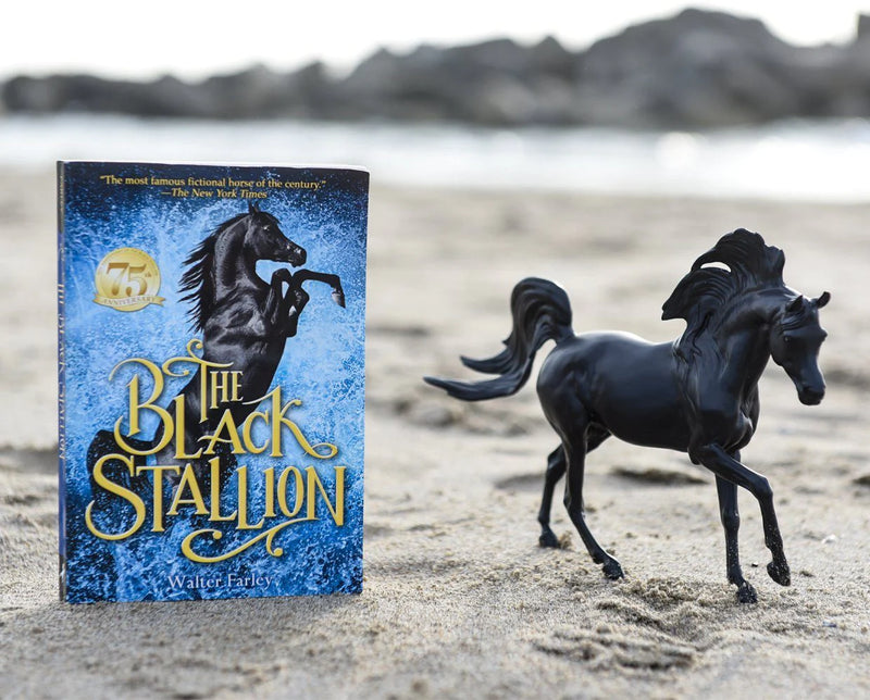 Load image into Gallery viewer, Breyer The Black Stallion Horse &amp; Book Set
