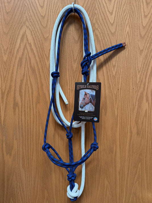 Steele Rope Halter with 12' Lead - Standard Horse