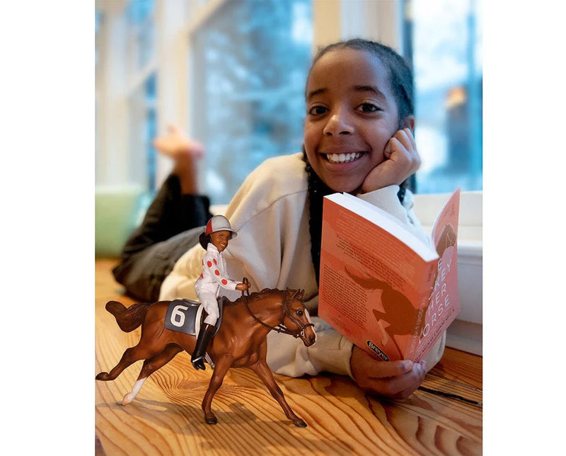 Load image into Gallery viewer, Breyer Cheryl White &amp; Jetolara Horse &amp; Book Set
