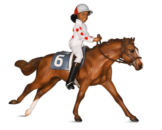 Breyer Cheryl White & Jetolara Horse & Book Set