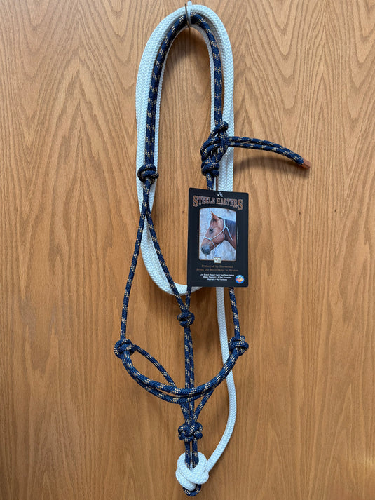 Steele Rope Halter with 12' Lead - Standard Horse