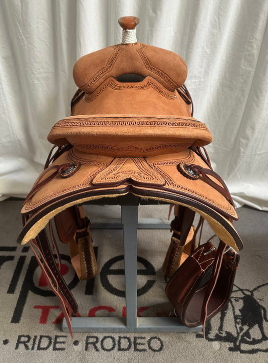 Triple R Modified Association Rancher Saddle 15.5"