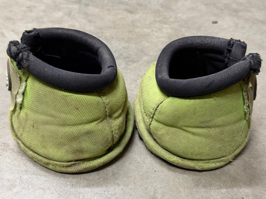 Used PC Ballistic Bell Boots - Lime Green