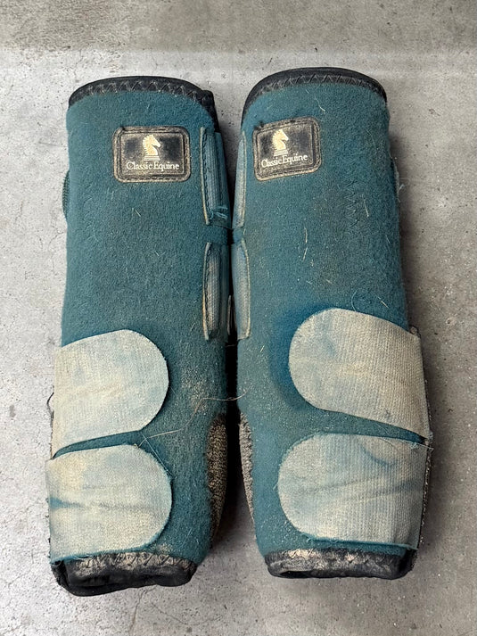 Used CE Legacy Protective Boots - Teal - Medium - Front
