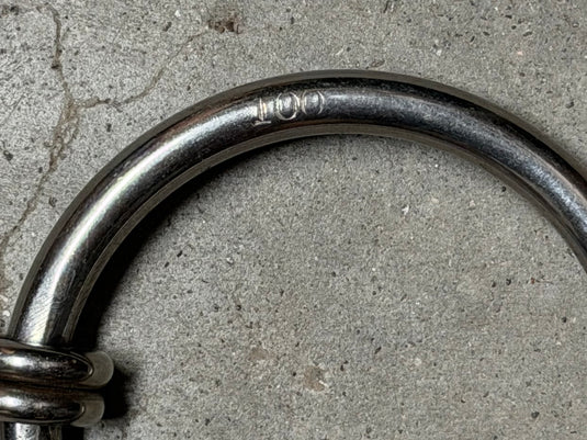 Used Reinsman O-Ring Heavy Loose Ring Smooth Snaffle Bit