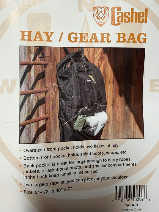 Used (Like New) Cashel Hay/Gear Bag - Black