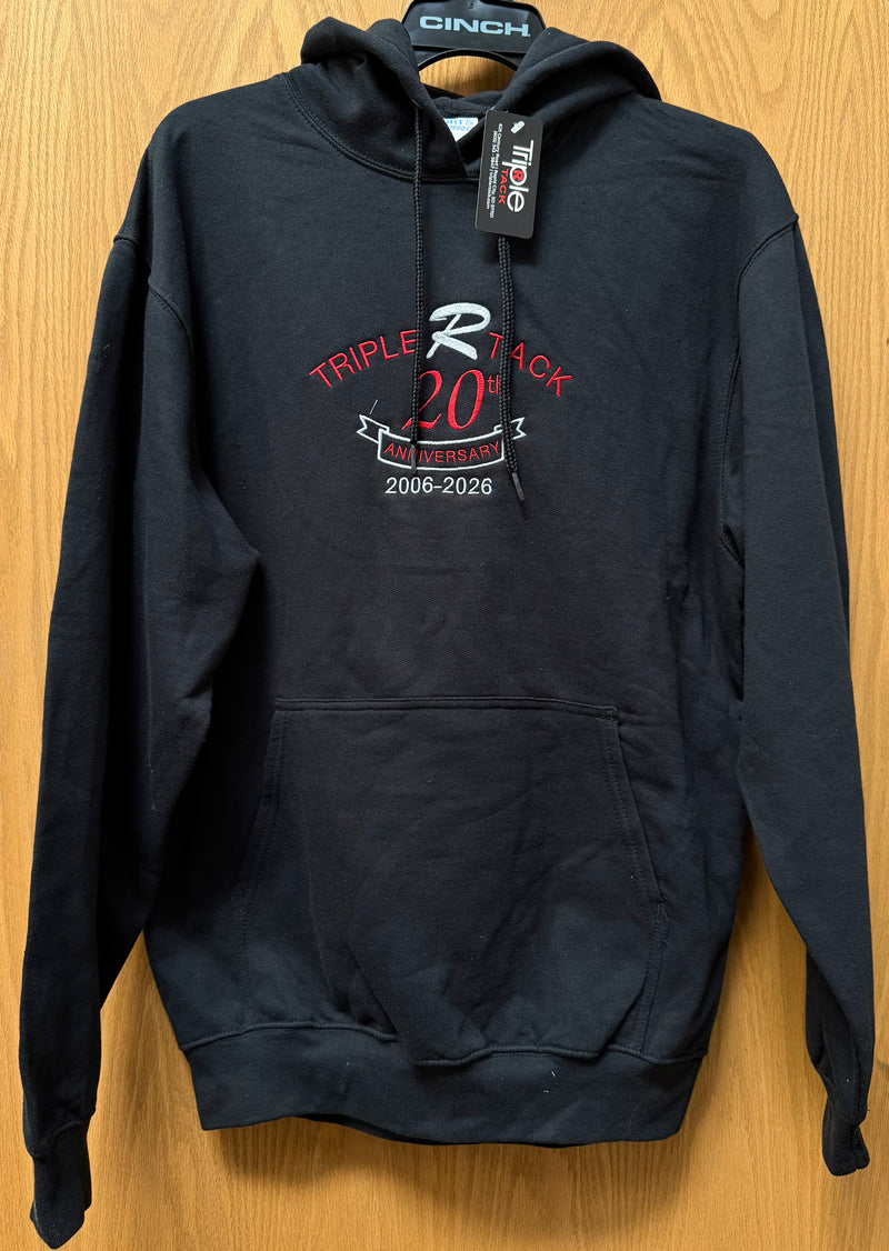 Load image into Gallery viewer, Triple R Tack 20th Anniversary Hoodie - Black
