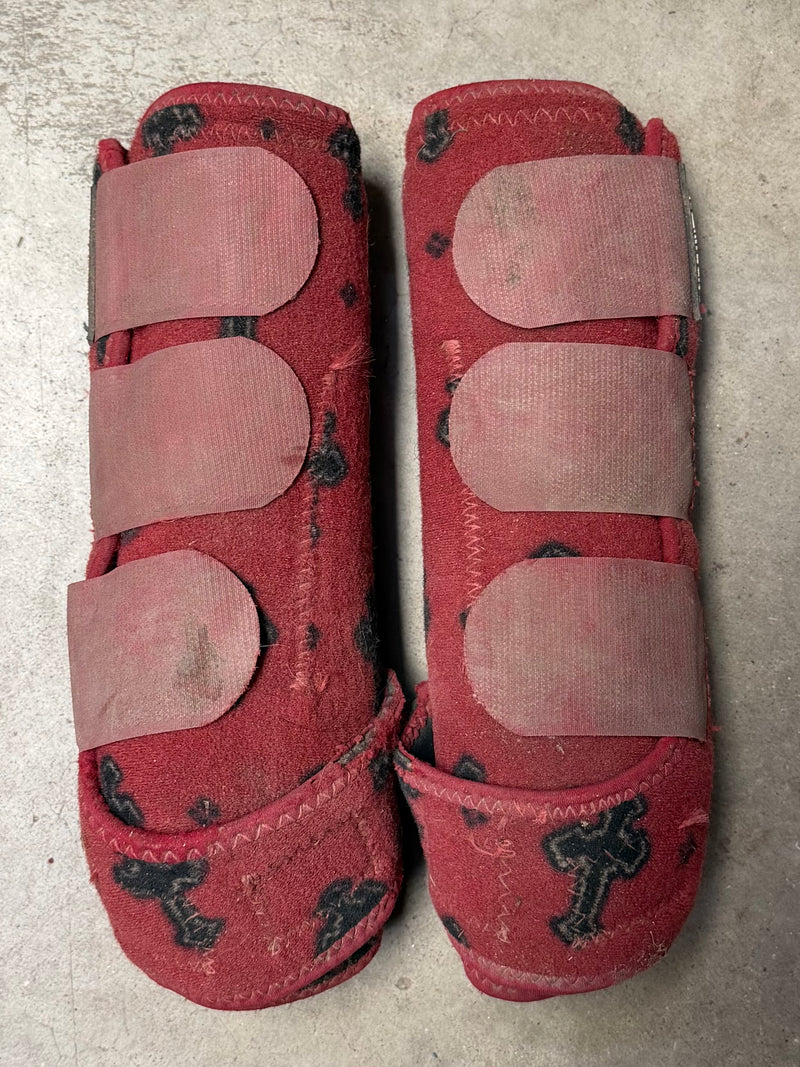 Load image into Gallery viewer, Used PC SMB Elite Protective Boots - Red Crosses - Medium - Hind
