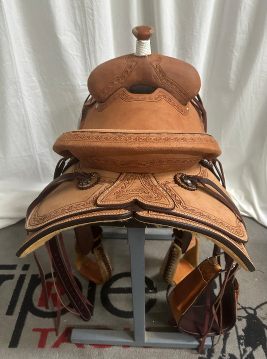 Triple R Modified Association Rancher Saddle 15"