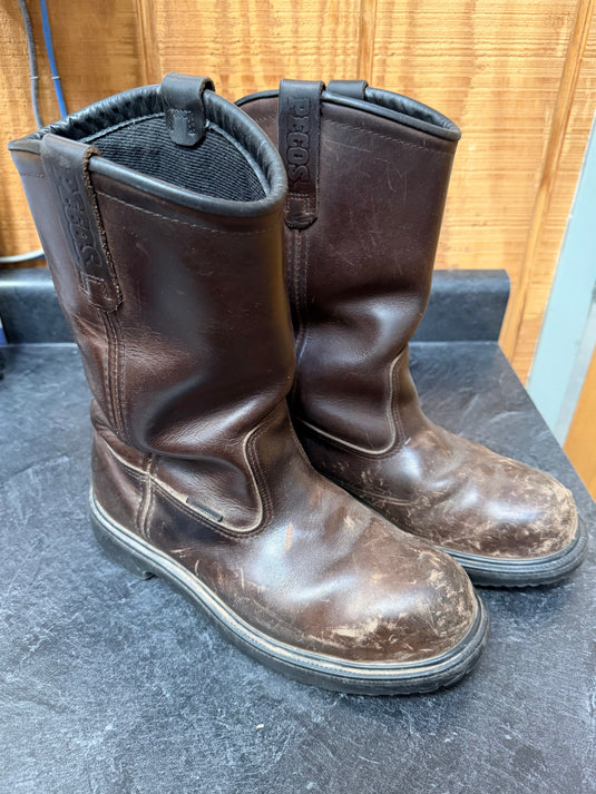 Used Red Wing 12" Pecos Safety Toe Boots - 8.5 D