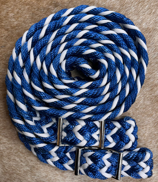 Gale Beebe 9 Plait Flat Braided Barrel Reins