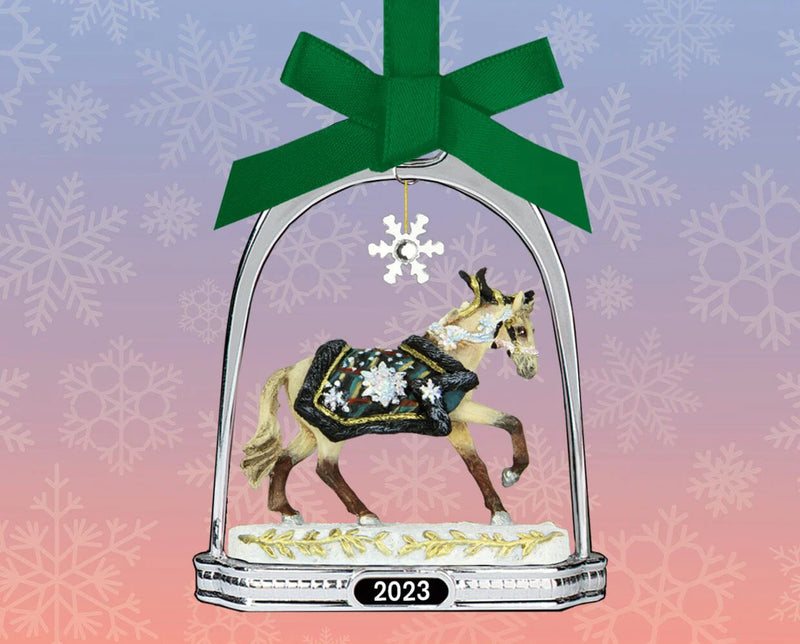 Load image into Gallery viewer, Breyer Holiday Stirrup Ornament 2023 - "Highlander"
