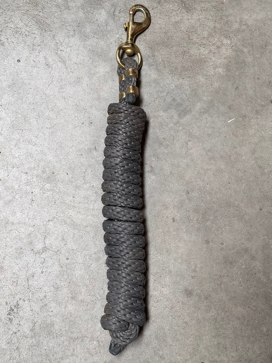 Used/New Weaver Poly Lead Rope - 10’ - Silver