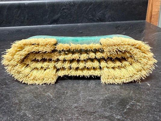 Used Stiff Bristle Grooming Brush - Natural
