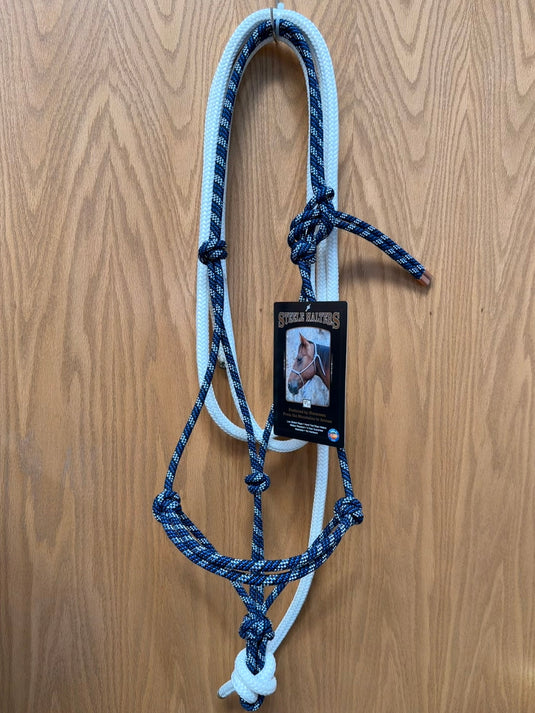 Steele Rope Halter with 12' Lead - Standard Horse