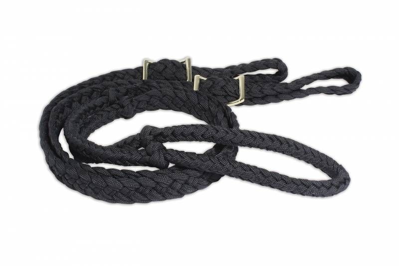 Load image into Gallery viewer, Professional's Choice Braided Barrel Reins - 5/8"
