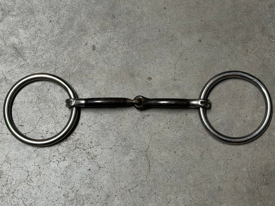 Used Reinsman O-Ring Heavy Loose Ring Smooth Snaffle Bit