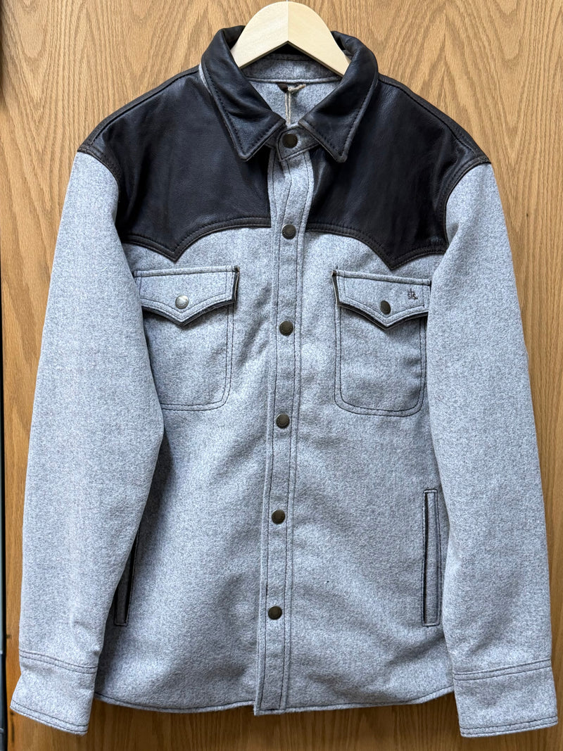 Load image into Gallery viewer, STS Mens Wacey Wool Jacket - Heather Gray
