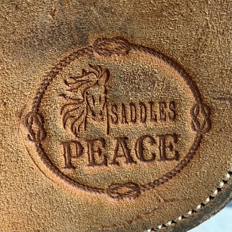Load image into Gallery viewer, Used Peace Saddles Team Roper Saddle 14.5" &amp; Matching Breast Collar
