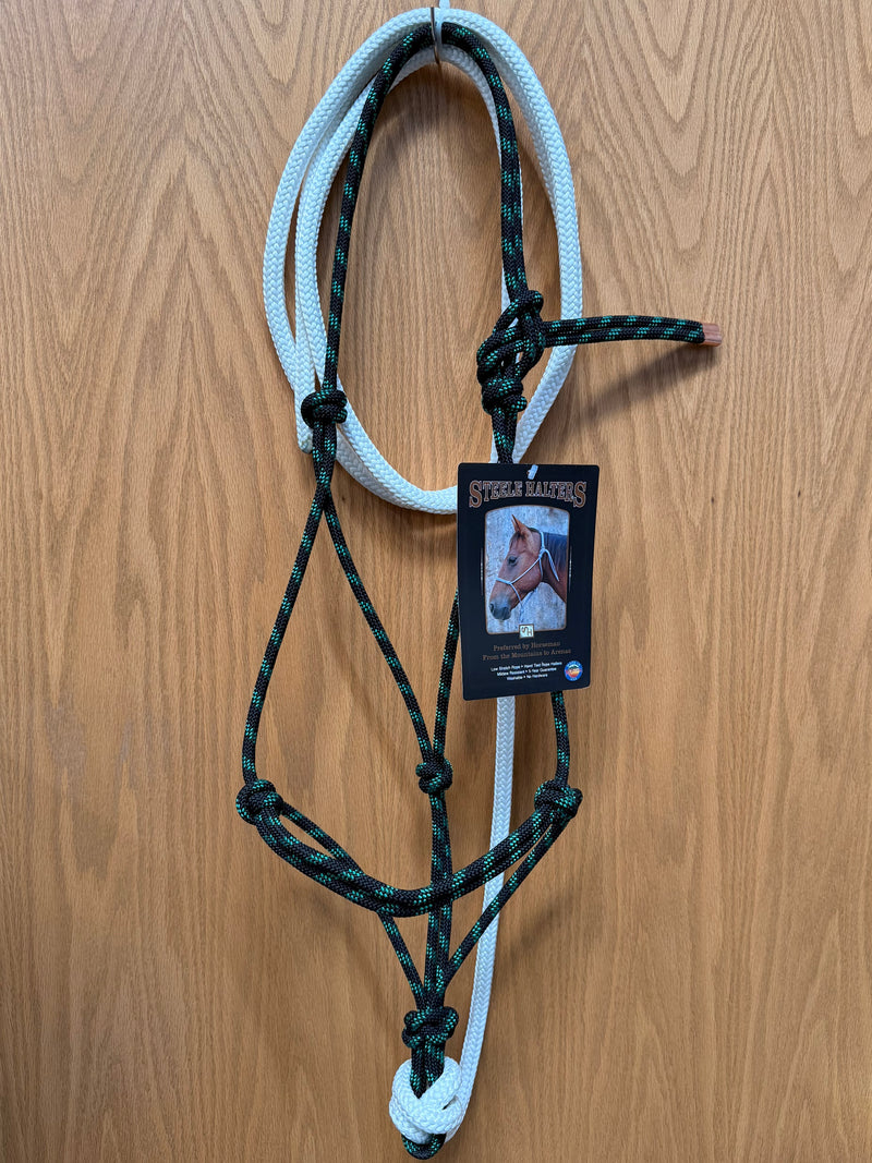 Load image into Gallery viewer, Steele Rope Halter with 10' Lead - Standard Horse

