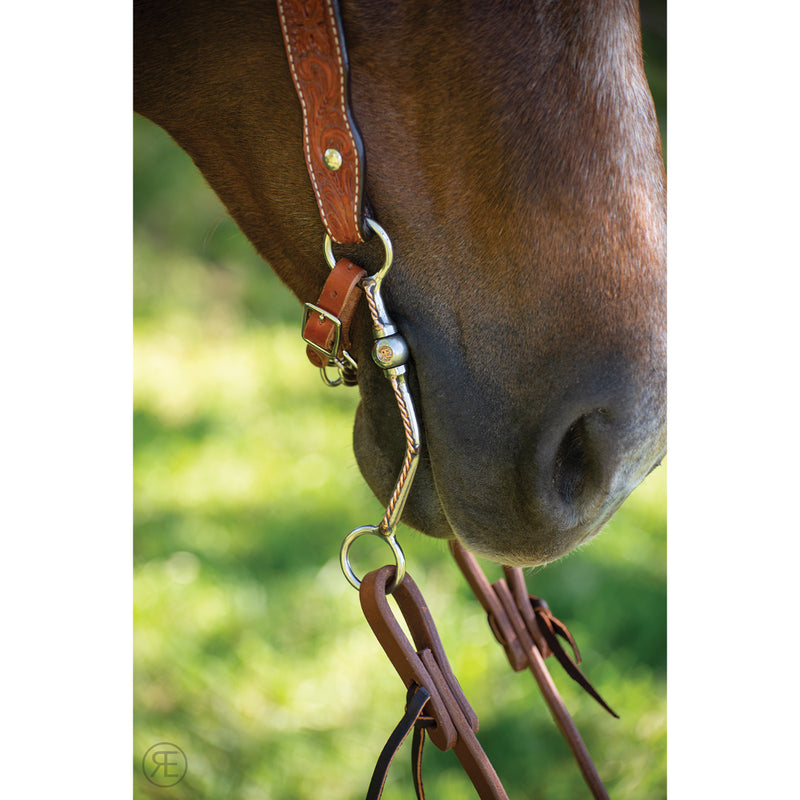 Load image into Gallery viewer, Reinsman D &amp; L Reiner Twisted 3-Piece with Copper Roller Bit
