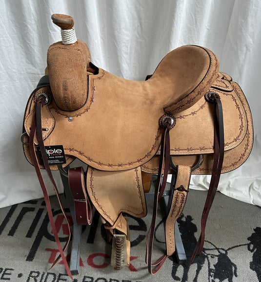 Triple R Modified Association Rancher Saddle 15