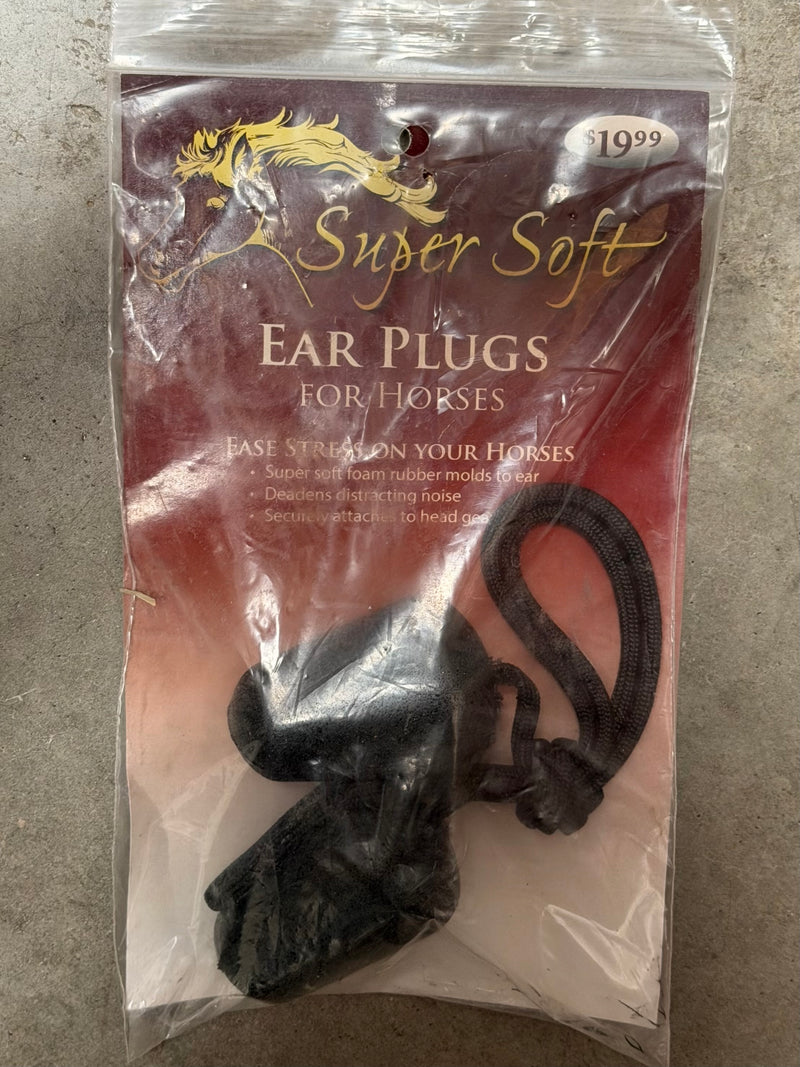 Load image into Gallery viewer, Used/Like New Super Soft Earplugs for Horses with String
