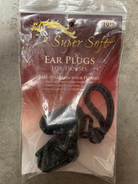 Used/Like New Super Soft Earplugs for Horses with String