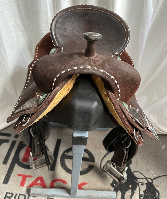 Used Tomahawk Saddlery Barrel Saddle 16"