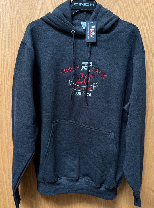 Triple R Tack 20th Anniversary Hoodie - Gray