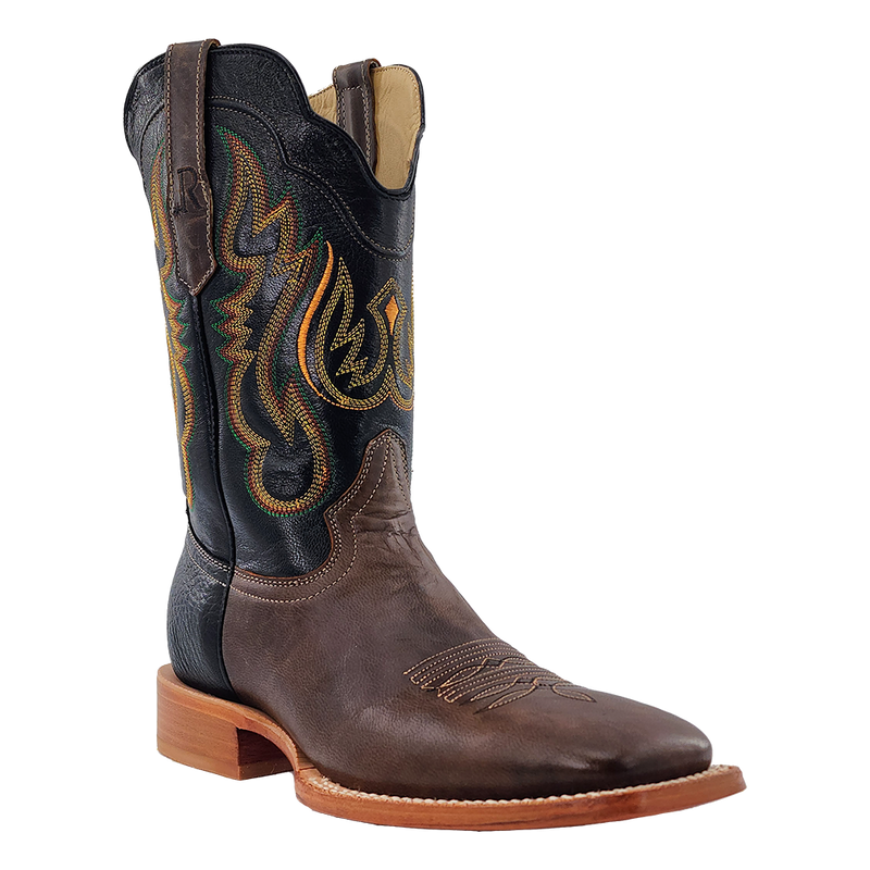 Load image into Gallery viewer, R. Watson 11" Cowhide Wide Square Toe Boot - Toscama Miel Soto
