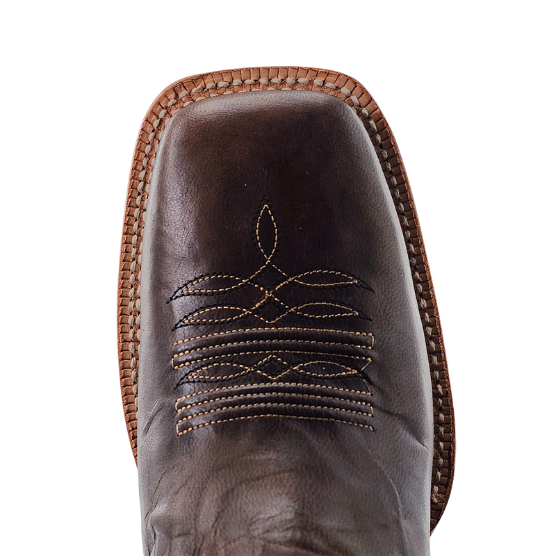 Load image into Gallery viewer, R. Watson 11" Cowhide Wide Square Toe Boot - Toscama Miel Soto
