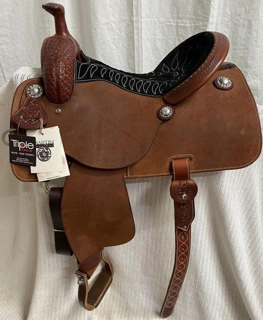 Martin Saddlery All Around Saddle Chestnut 15